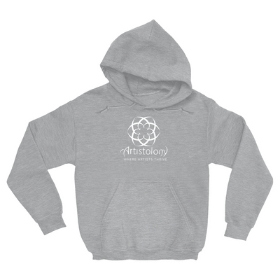 White Artistology Logo Pullover